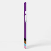 Coque iPhone 16 Plus SlipperyJoe Intersex Progrès Fierté Drapeau arc-en (Côté gauche)