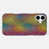 Coque iPhone 16 Plus Spectre Hexagon Radiant (Verso Horizontal)
