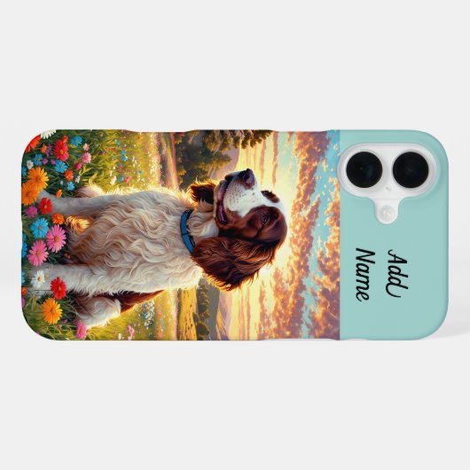 Coque iPhone 16 Plus Springer Spaniel (Verso Horizontal)