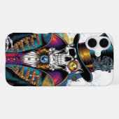 Coque iPhone 16 Plus Squelette dans l'élégance victorienne (Verso Horizontal)