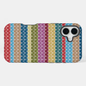 Coque iPhone 16 Plus Style à traits (Verso Horizontal)