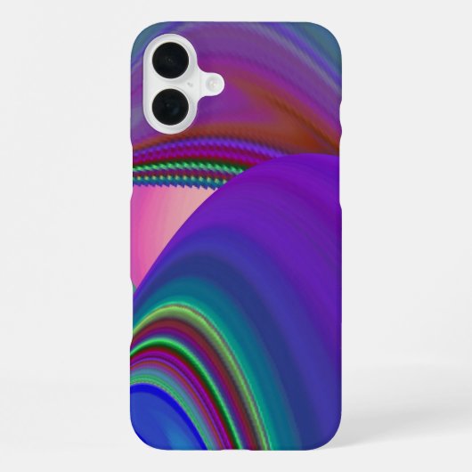 Coque iPhone 16 Plus Summerfeel, Rainbowart 3D Abstrait (Verso)