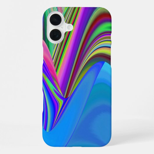 Coque iPhone 16 Plus Summerfeel, Rainbowart 3D Abstrait (Verso)