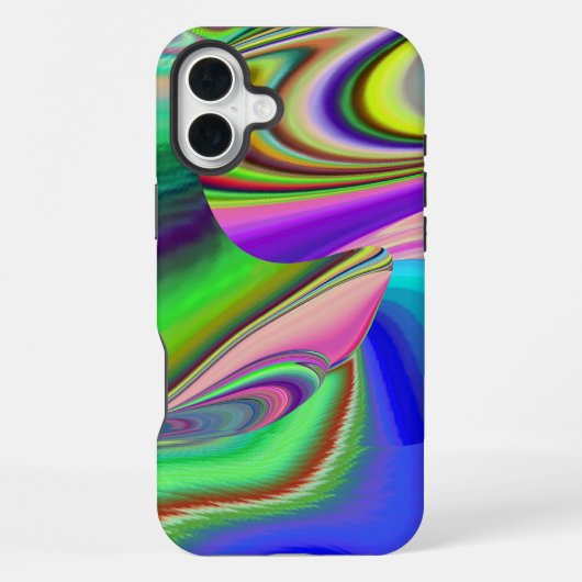 Coque iPhone 16 Plus Summerfeel, Rainbowart 3D Abstrait (Verso)