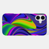 Coque iPhone 16 Plus Summerrainbow, Rainbowart 3D Abstrait (Verso Horizontal)
