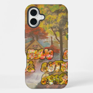 Coque iPhone 16 Plus Super vintage Hakuna Matata Passez un automne cool