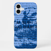 Surfing Hawaii Cutback Hawaïen Surfeur - Bleu