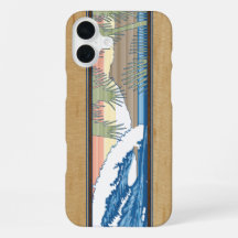 SYMBOLE Ala Moana Hawaiian Faux Koa Surf en bois C