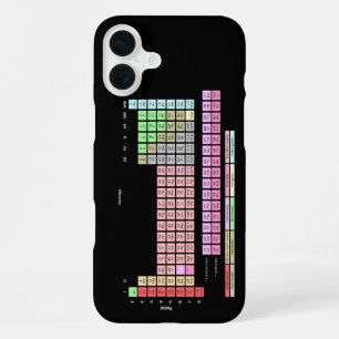 Coque iPhone 16 Plus Tableau périodique des éléments