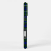 Coque iPhone 16 Plus tartan bleu vert Macneil de Colonsay (Côté droit)