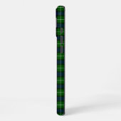 Coque iPhone 16 Plus Tartan Lamont bleu vert carreau (Côté gauche)
