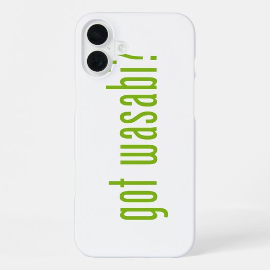 Coque iPhone 16 Plus t'as du wasabi? (Verso)