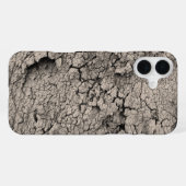 Coque iPhone 16 Plus Texture de terre cool (Verso Horizontal)