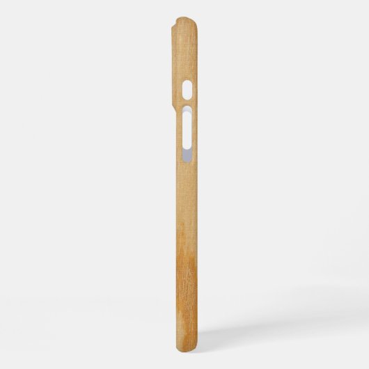 Coque iPhone 16 Plus textures en bois clair (Côté gauche)