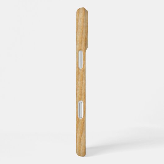 Coque iPhone 16 Plus textures en bois clair (Côté droit)