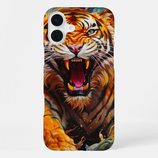 Coque iPhone 16 Plus Tigre (Verso)