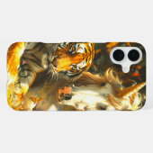 Coque iPhone 16 Plus Tigre et licorne (Verso Horizontal)