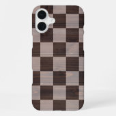 Coque iPhone 16 Plus Title Matte Chessboard Texture Phone Case (Verso)