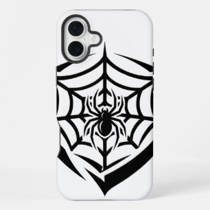 Coque iPhone 16 Plus Toile d'araignée gothique