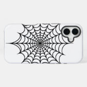 Coque iPhone 16 Plus Toile noire (Verso Horizontal)
