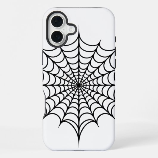 Coque iPhone 16 Plus Toile noire (Verso)