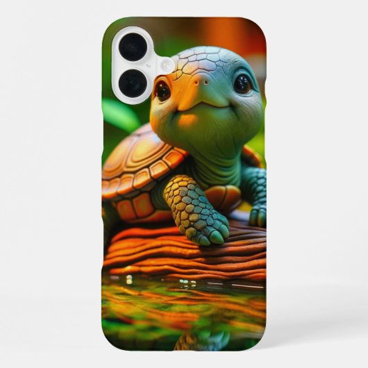 Coque iPhone 16 Plus Tortue (Verso)