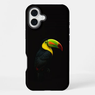 Coque iPhone 16 Plus Toucan à bec caréné Black 4 Luxe iPhone 16 Plus