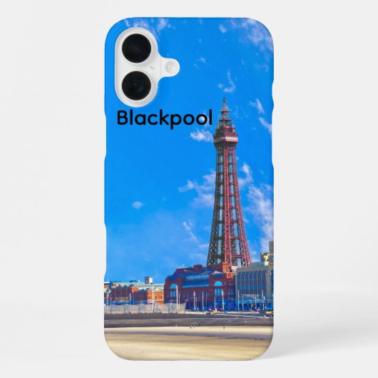 Coque iPhone 16 Plus Tour Blackpool (Verso)