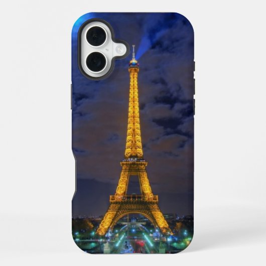 Coque iPhone 16 Plus Tour Eiffel (Verso)