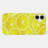 Coque iPhone 16 Plus Tranches de citron (Verso Horizontal)
