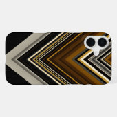 Coque iPhone 16 Plus Triangles modernes initiales abstraites et personn (Verso Horizontal)