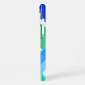 Coque iPhone 16 Plus Vagues arc-en-ciel (Côté gauche)