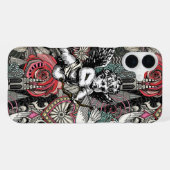 Coque iPhone 16 Plus valentinisme maximalisme col foncé (Verso Horizontal)