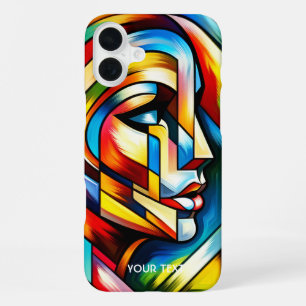 Coque iPhone 16 Plus Verre Abstrait Imaginaire