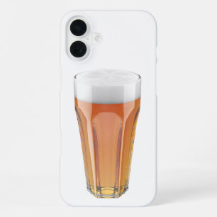 Coque iPhone 16 Plus Verre de bière blonde