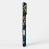 Coque iPhone 16 Plus Vignes avec grappes de raisins roses (Côté droit)