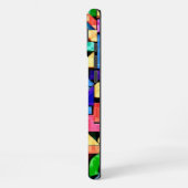 Coque iPhone 16 Plus Vivid Geometric Flow (Côté gauche)