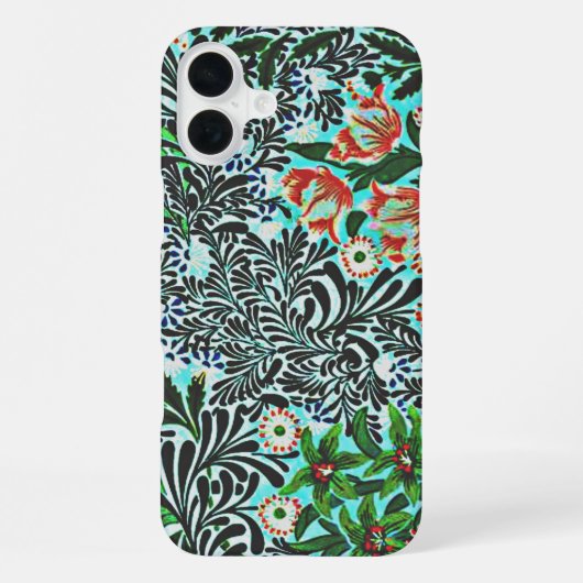 Coque iPhone 16 Plus William Morris - Bower (Verso)