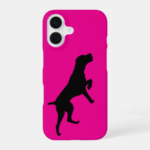 Coque iPhone 16 Pointer allemand à poil dur