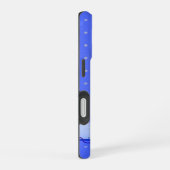 Coque iPhone 16 Points de broche bleus (Côté droit)