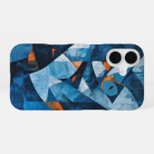 Coque iPhone 16 Poisson Cubiste (Verso Horizontal)