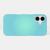 Coque iPhone 16 Poissons Aura Gradient Zodiac, Vert Gradient (Verso Horizontal)