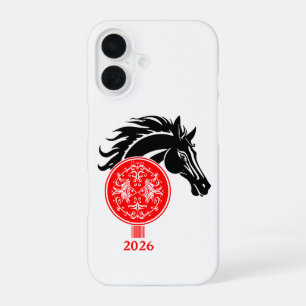 Coque iPhone 16 Poissons x Année du Cheval 2026