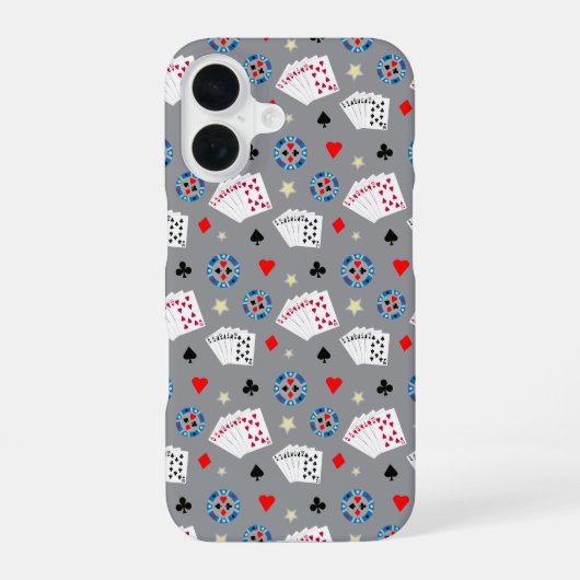 Coque iPhone 16 Poker Fun et Fantaisie (Verso)