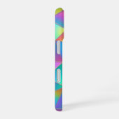 Coque iPhone 16 Polygone iridescent (Côté droit)