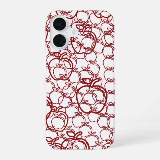 Coque iPhone 16 Pomme Fruitée (Verso)