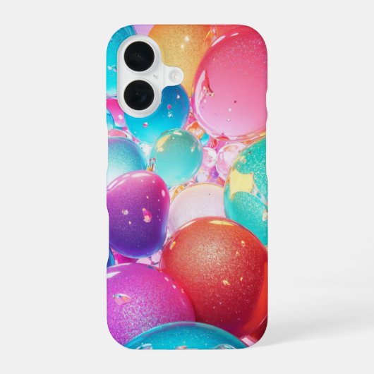Coque iPhone 16 Pop of Sparkle Phone Case (Verso)