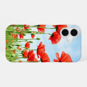 Coque iPhone 16 Poppies d'été (Verso Horizontal)