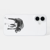 Coque iPhone 16 Porte-Côté de l'ombre (Verso Horizontal)