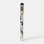 Coque iPhone 16 Portrait de Tigre Blanc (Côté droit)